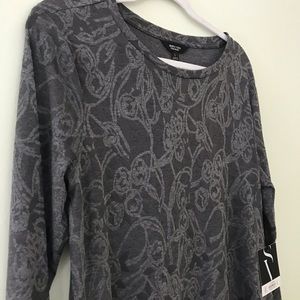 Simply Vera Vera Wang Textured Floral Top